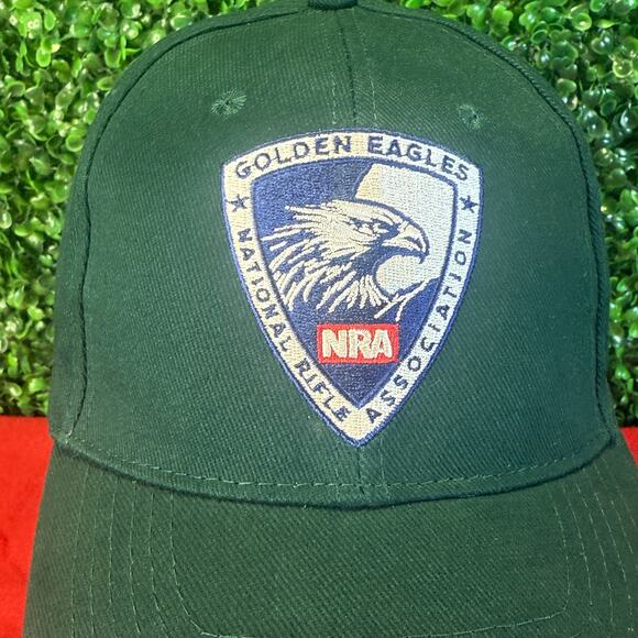 New Golden Eagles National Rifle Association Embroidered Hat Adjustable Cap - Picture 6 of 9